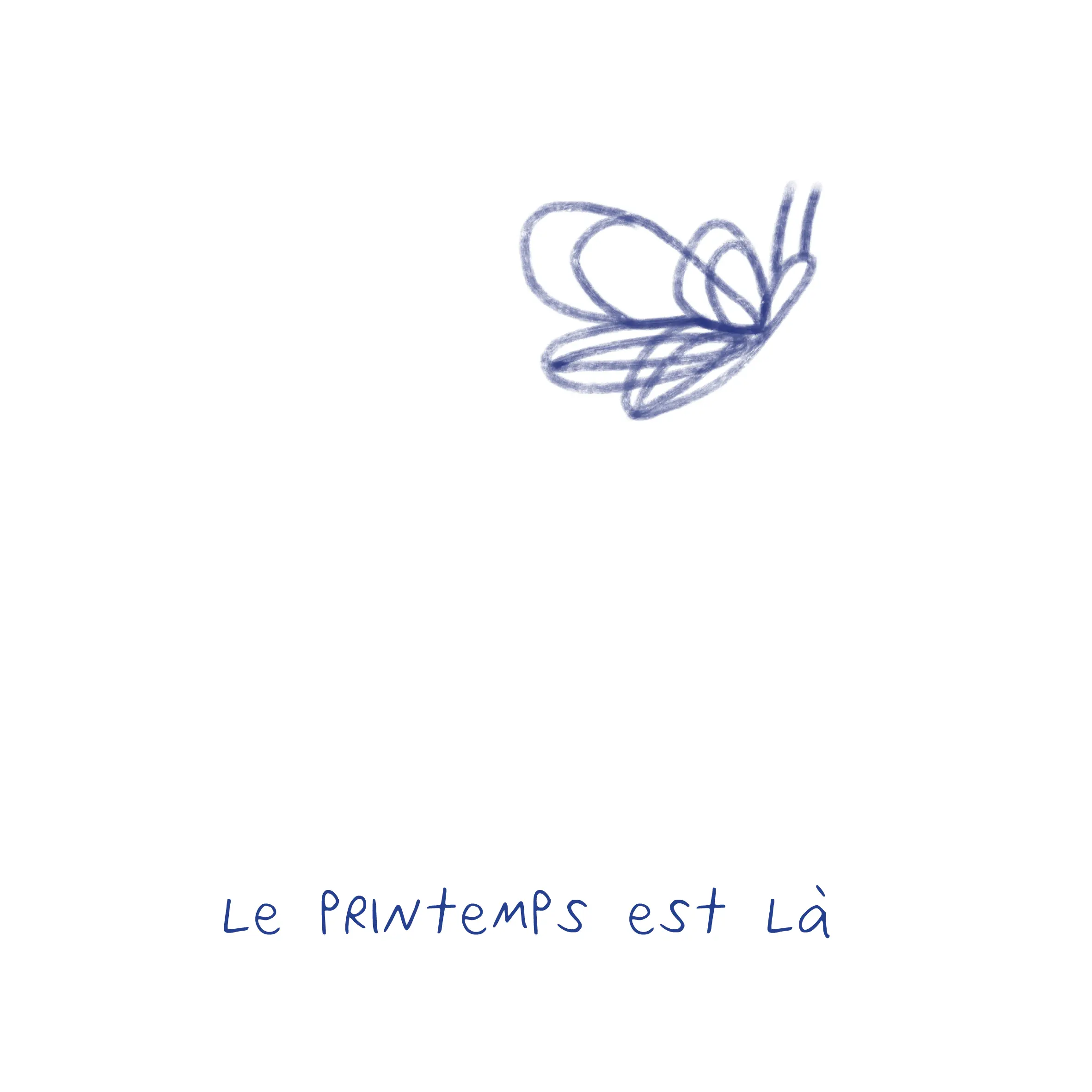 le printemps est la, strip le printemps